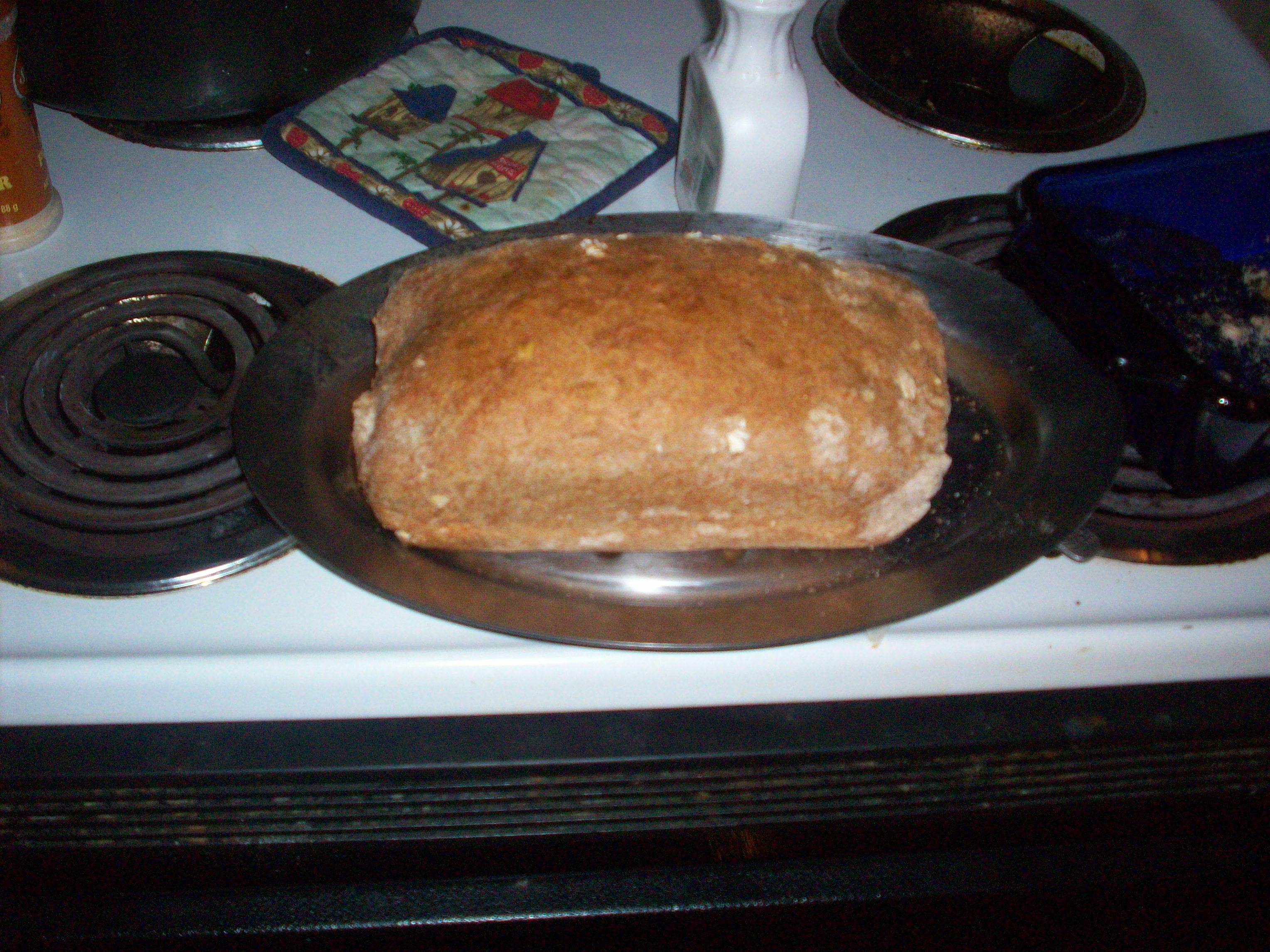 No Knead Wheat Bread