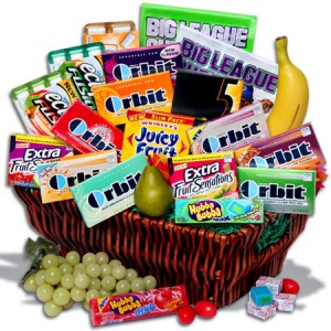 Gum Basket from Gourmet Gift Baskets