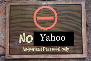 No more Yahoo sign