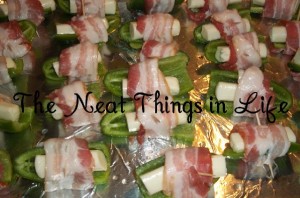 Jalapeno Bacon Wraps ready for the oven