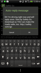 safely go auto text