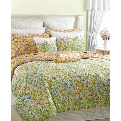 Charter Club 4 Piece Full Size Wild Meadow Duvet Cover And Shams