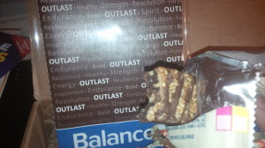 Coconut balance bar