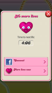 candy crush saga out of lives