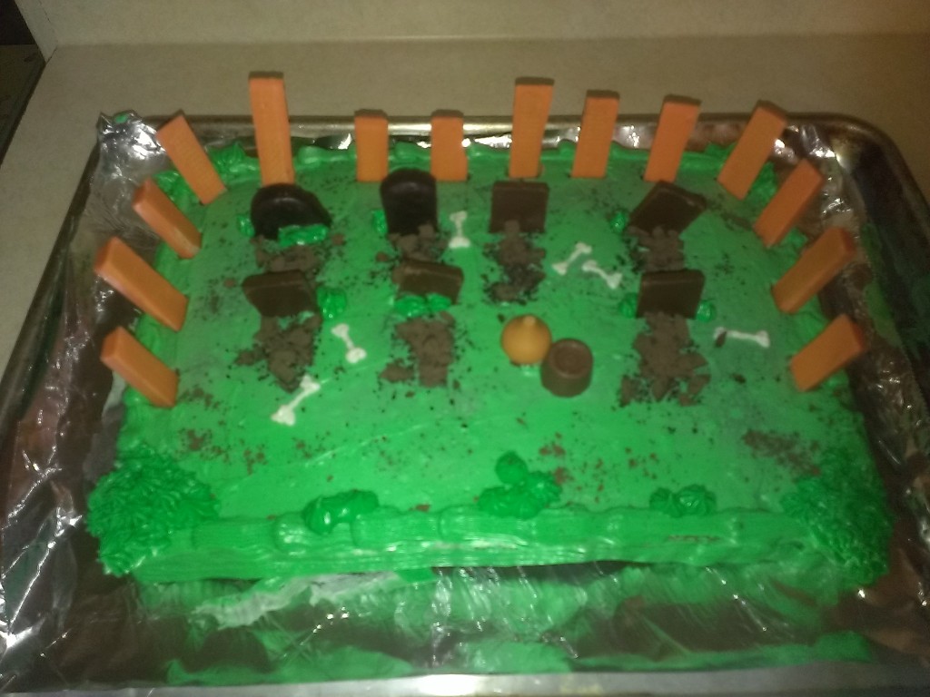 graveyard cake