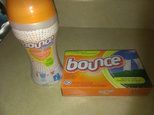 Bounce laundry products